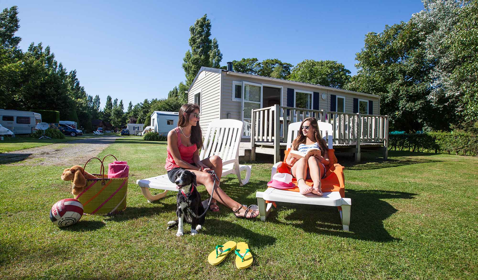 Vacances en mobil-home au camping la Bien Assise